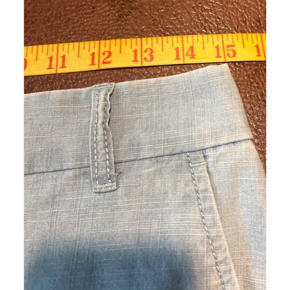 J. Crew- Chambray Cotton Shorts- size 0 - Picture 4 of 7